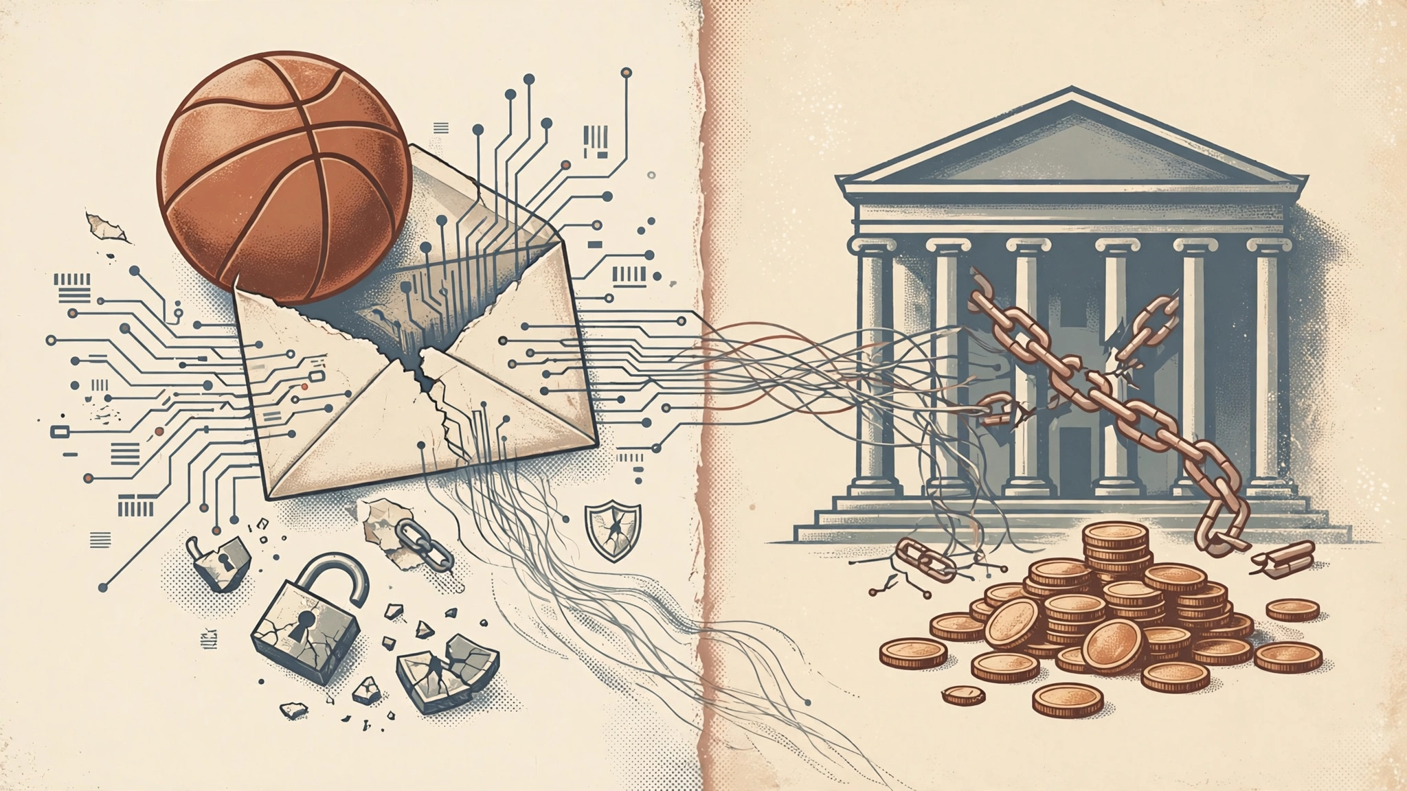 Basketball Player Accuses Club Chairman of Hacking Email, Demands $25,000