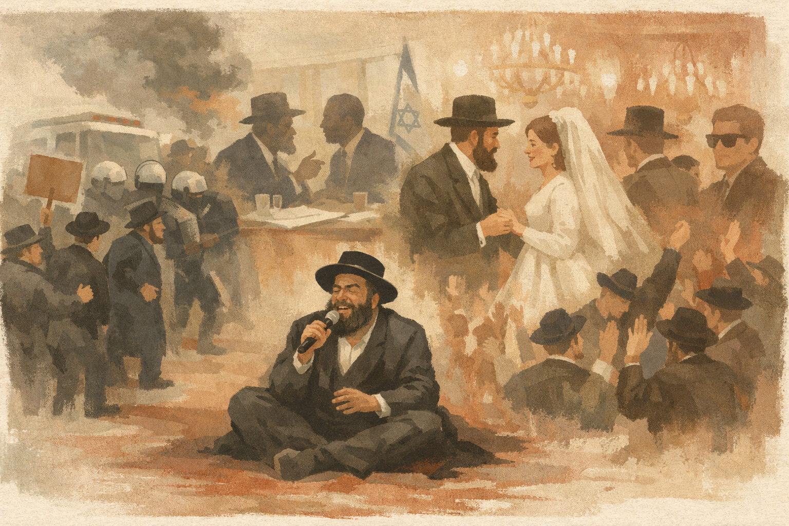 Inside the Week in Haredi Politics, Weddings, and Celebrity Sightings